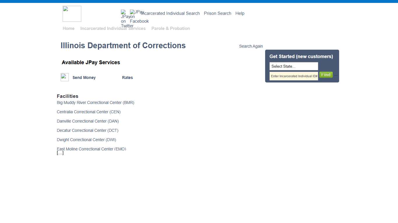 Illinois Department of Corrections